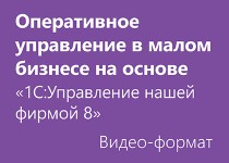 Оперативное управление в малом бизнесе на основе «1С:Управление Нашей Фирмой» - Видео